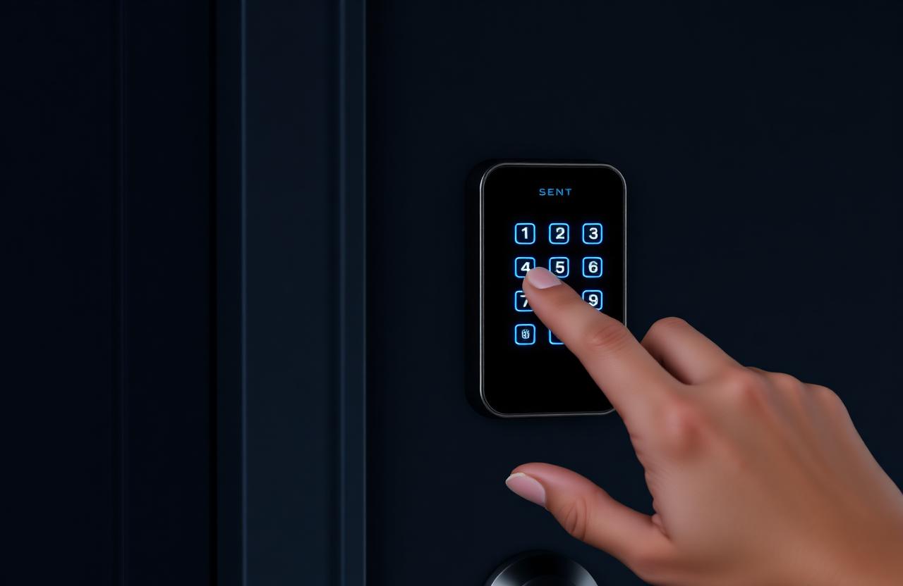 SMART-LOCK na kod PIN – podświetlana klawiatura zamka elektronicznego