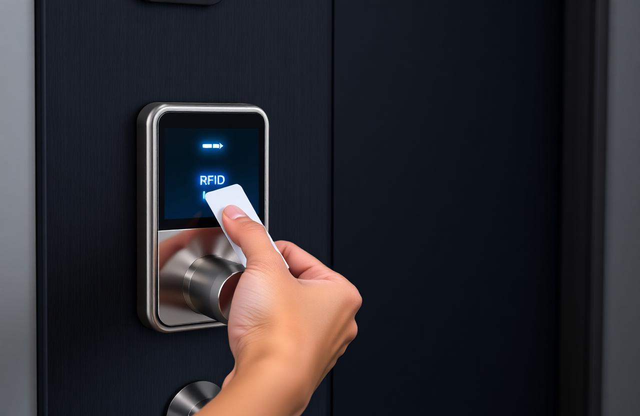 SMART-LOCK na kartę zbliżeniową RFID/NFC – czytnik kart w zamku