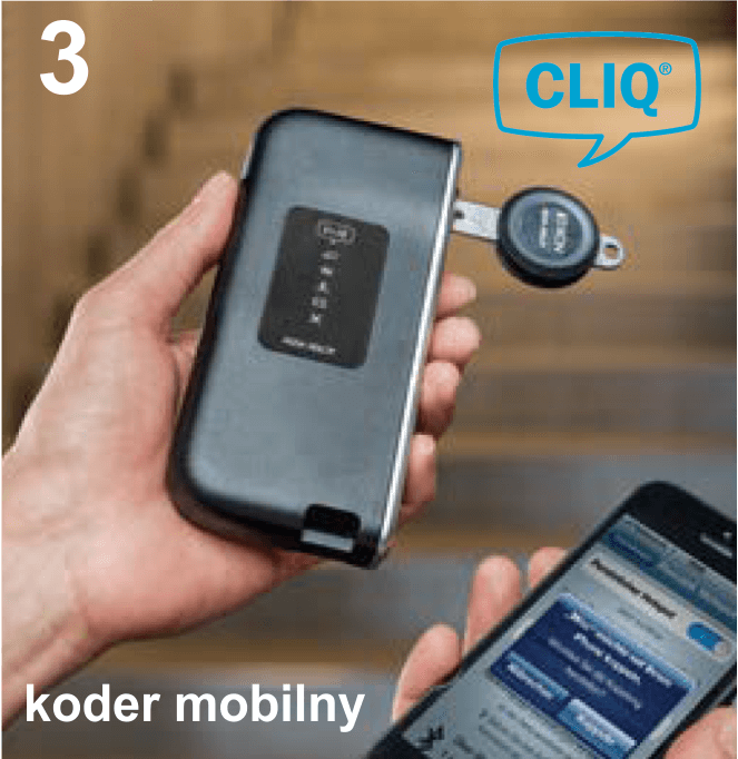 Mobilny koder Bluetooth IKON CLIQ Go do programowania kluczy