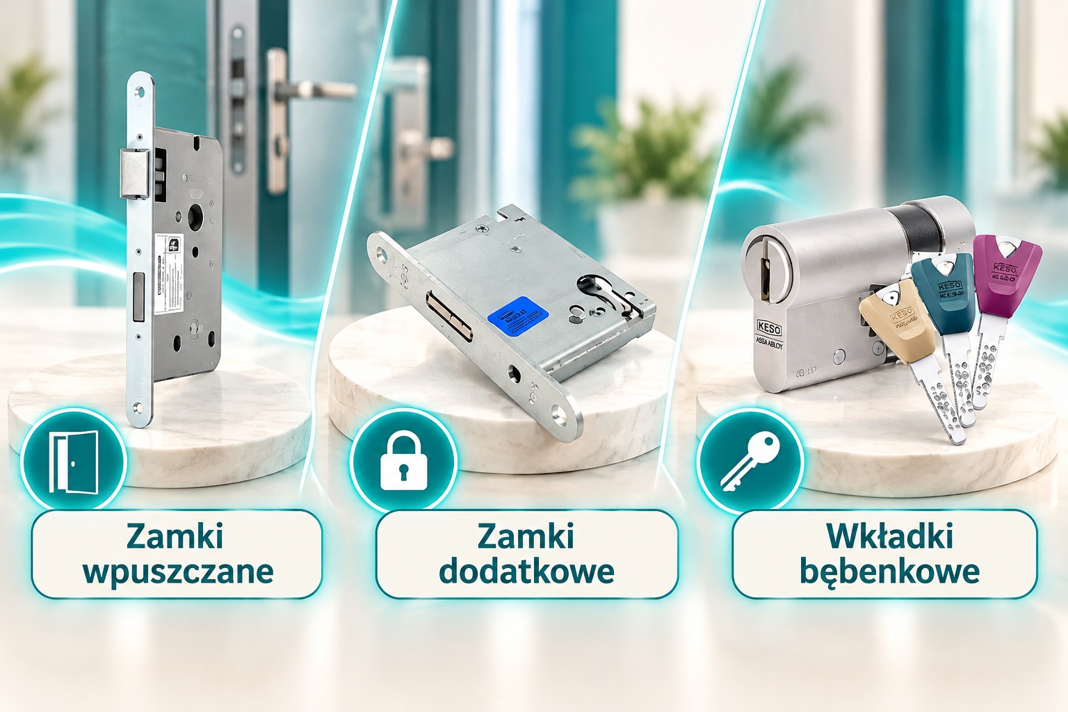 Wymiana zamków w drzwiach wejściowych Warszawa – zamki wpuszczane, dodatkowe i wkładki