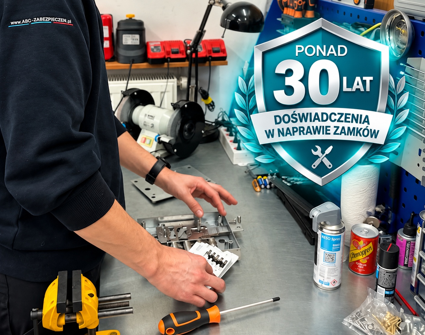 Ponad 30 lat doświadczenia w naprawie zamków Kraków