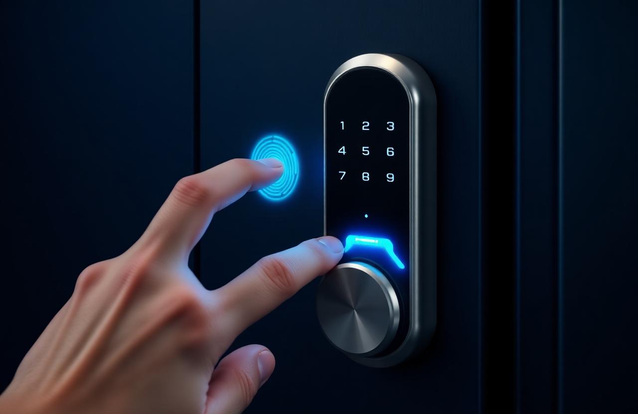 SMART-LOCK na odcisk palca – biometryczny zamek z czytnikiem linii papilarnych