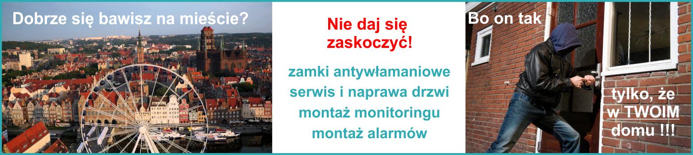 Montaz zamka w drzwiach Pomorskie